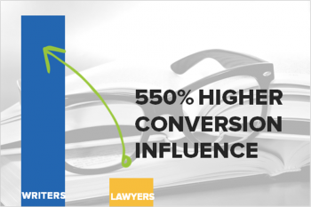 550 PERCENT HIGHER CONVERSIONS FROM GOOD WRITING