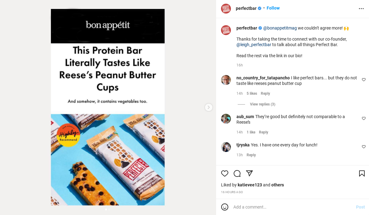 Business Instagram Content Calendar Perfect Bar Instagram Example